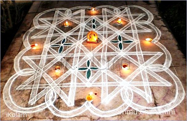 Rangoli: DOTTED KUZHAL KOLAM