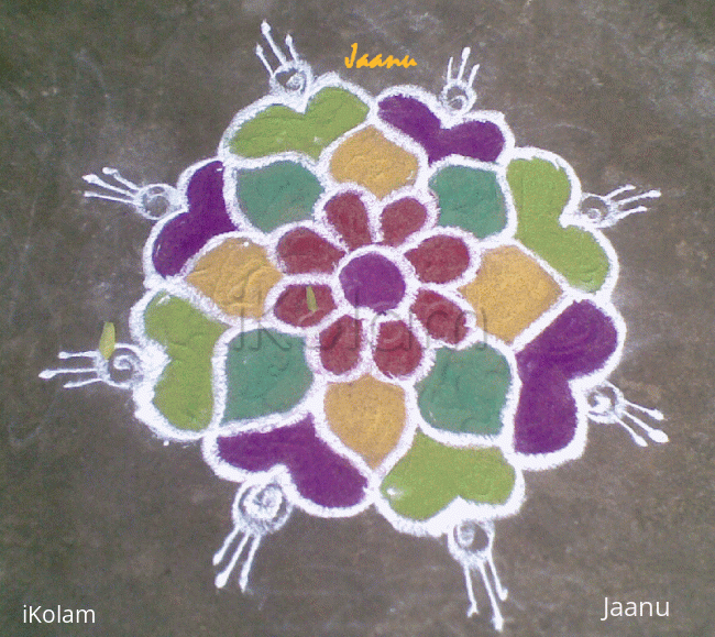 Rangoli: Free hand design