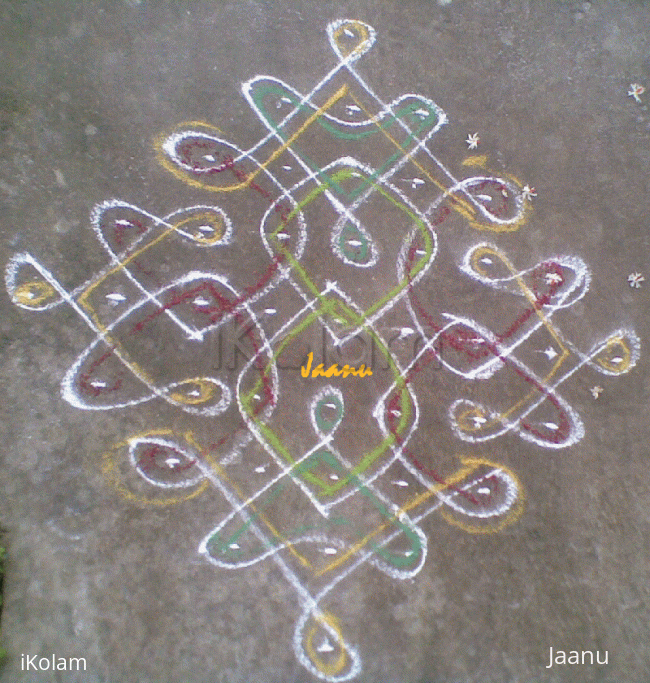 Rangoli: curves rangoli