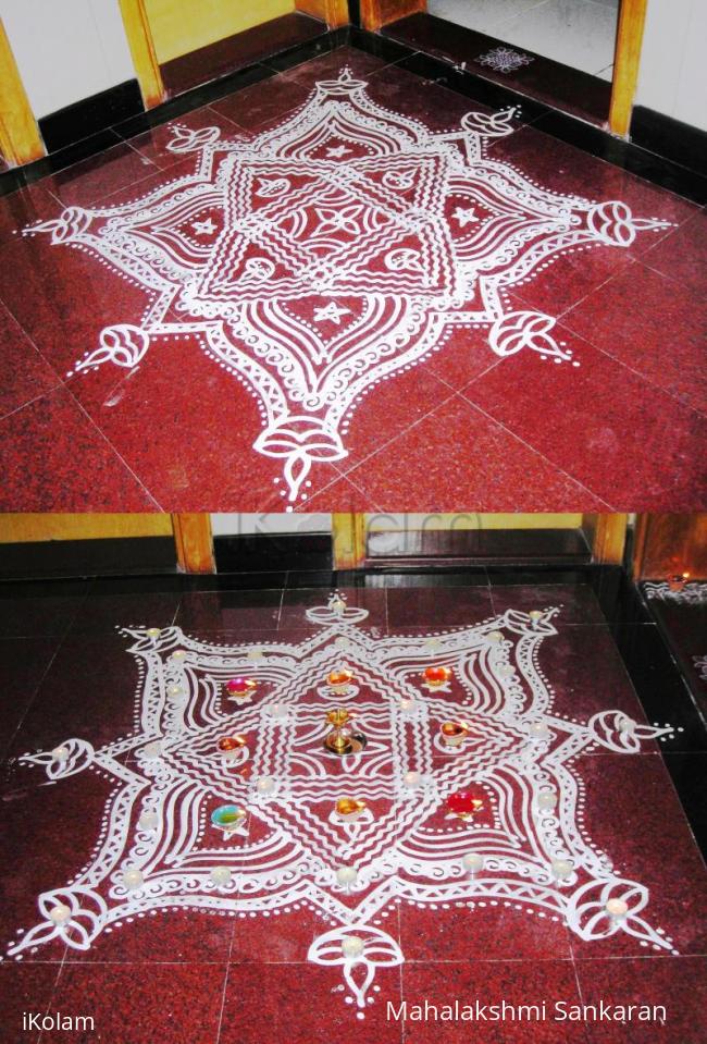 Rangoli: Karthigai Deepam