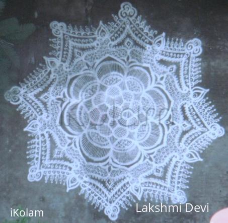 Rangoli: Free hand kolam