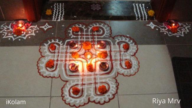 Rangoli: Karthigai kolam