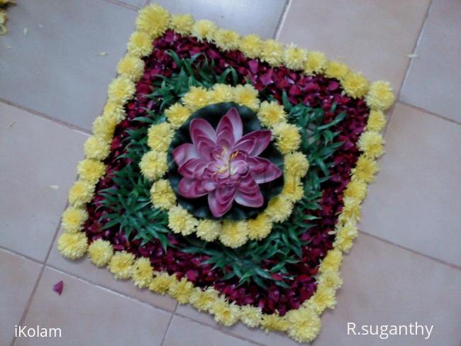 Rangoli: Flower Rangoli