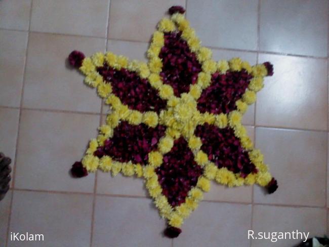 Rangoli: Flower Rangoli