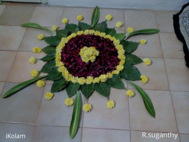 Rangoli: Flower Rangoli