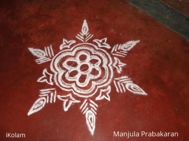 Rangoli: flower rangoli