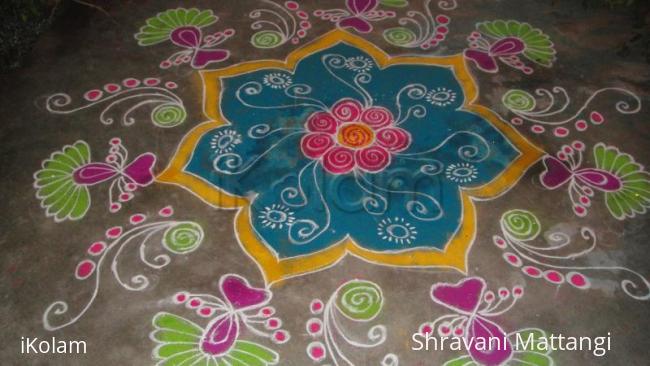 Rangoli: new year design