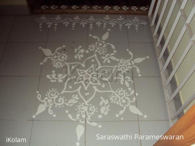 Rangoli: Navratri kolam