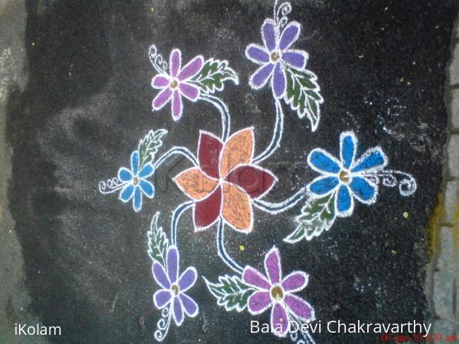 Rangoli: Flower Kolam