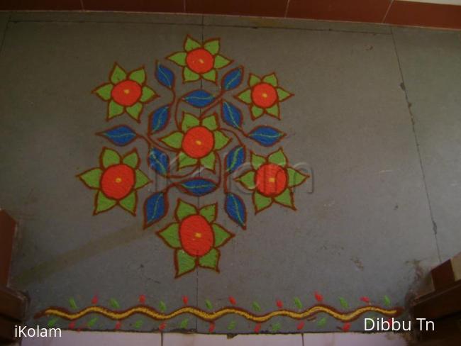 Rangoli: Tomatoes for the Garden