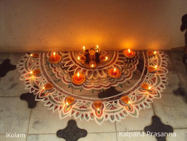 Rangoli: Diwali kolam