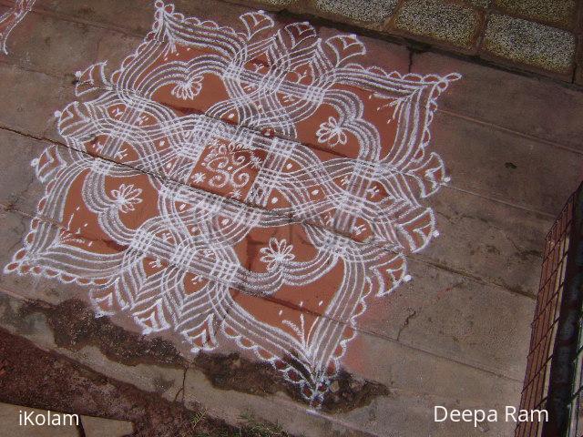 Rangoli: kolam for sankatahara chathurthi