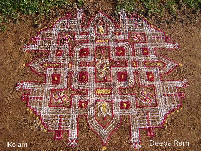 Rangoli: Diwali kolam