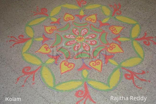 Rangoli: Ayudha pooja rangoli