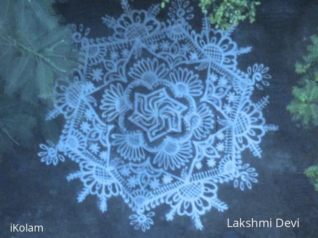 Rangoli: Rainy day kolam