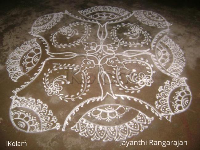 Rangoli: Today's kolam