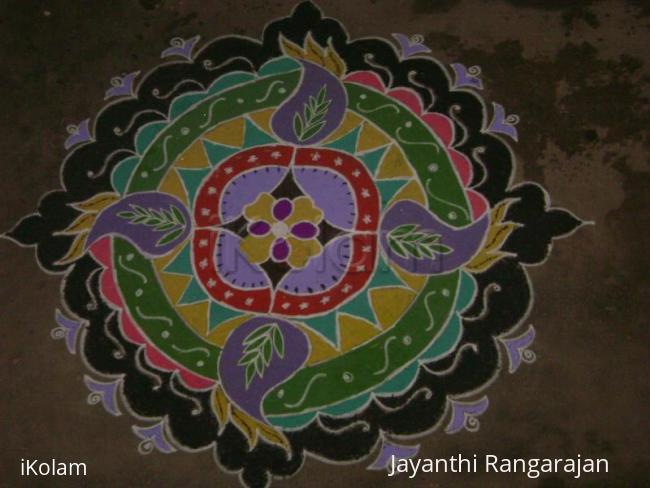 Rangoli: New year rangoli