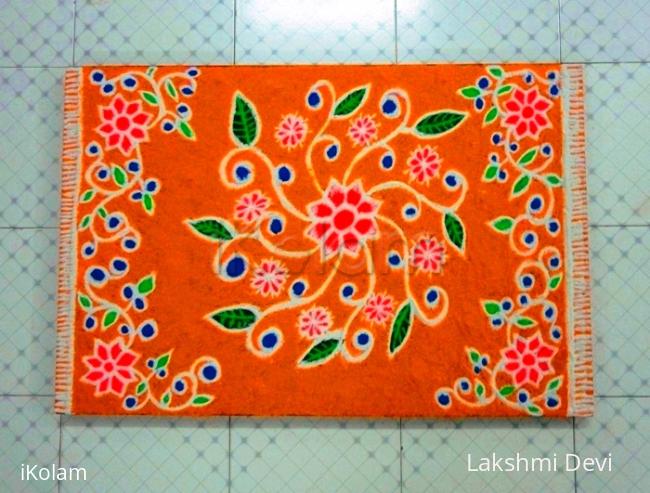 Rangoli: Carpet rangoli