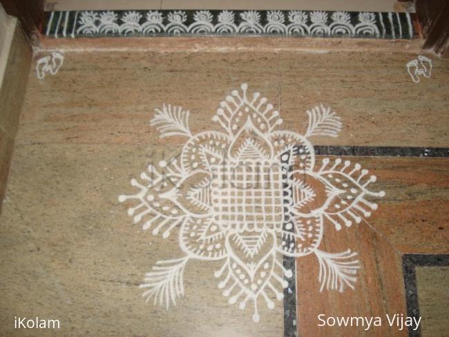 Rangoli: small kolam