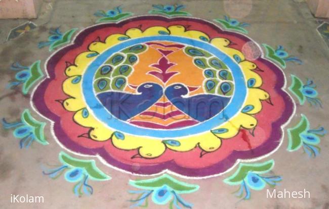 Rangoli: my margali kolam