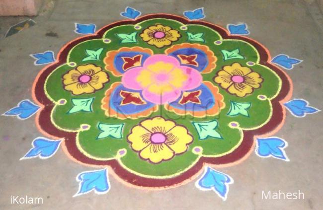 Rangoli: Margali kolam