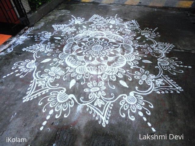 Rangoli: Free hand kolam