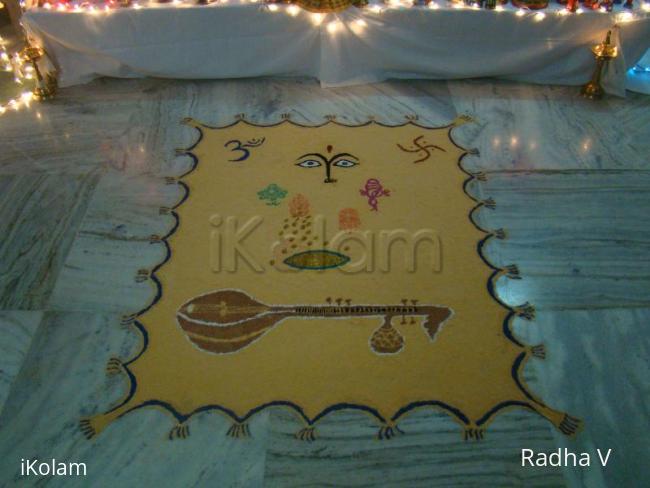 Rangoli: Rangoli put for navarathiri