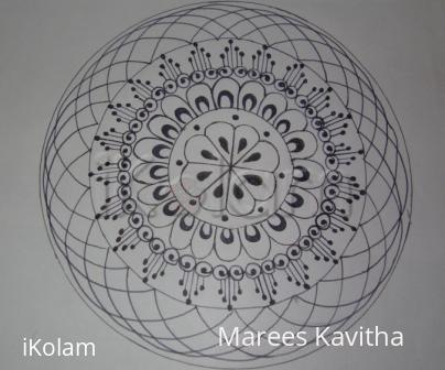 Rangoli: Round rangoli