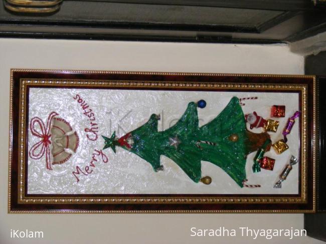 Rangoli: Christmas tree