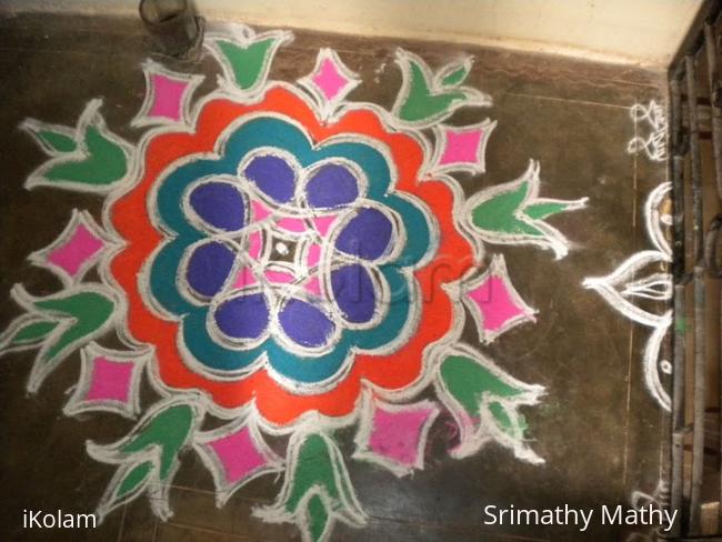 Rangoli: freehand kolam