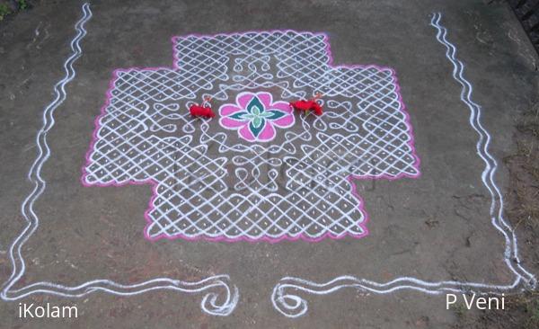 Rangoli: Sikku Kolam - 64 - Marhazhi Kolam