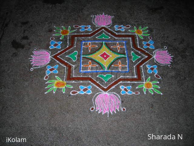 Rangoli: Dotted rangoli/padi kolam