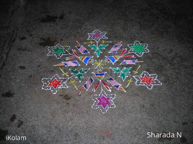 Rangoli: Christmas kolam