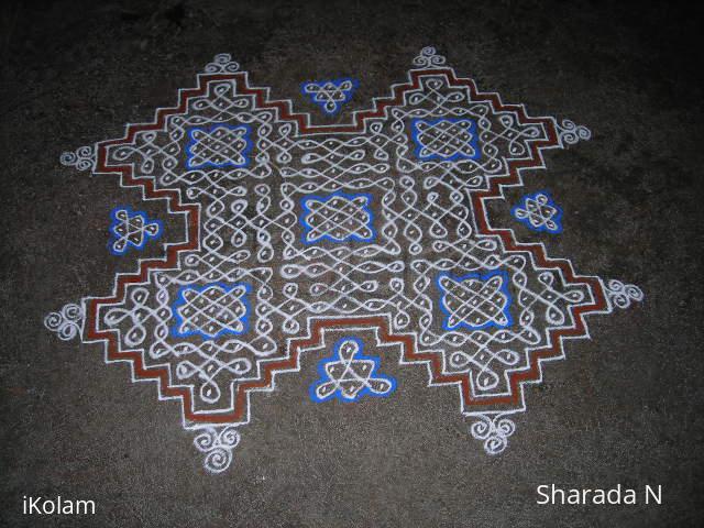 Rangoli: Chikku Kolam