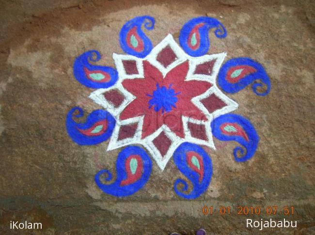 Rangoli: free hand rangoli