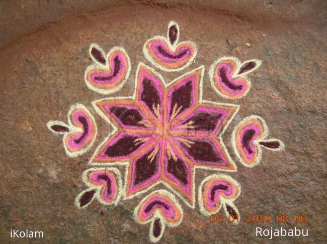 Rangoli: free hand rangoli