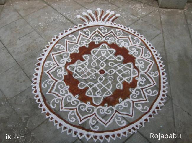 Rangoli: pongal kolam