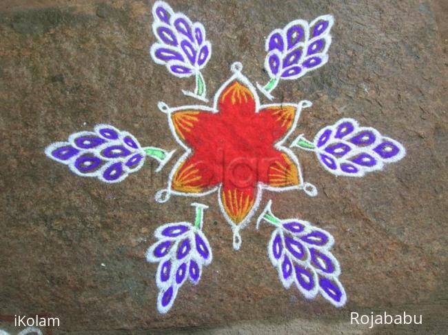 Rangoli: pongal kolam