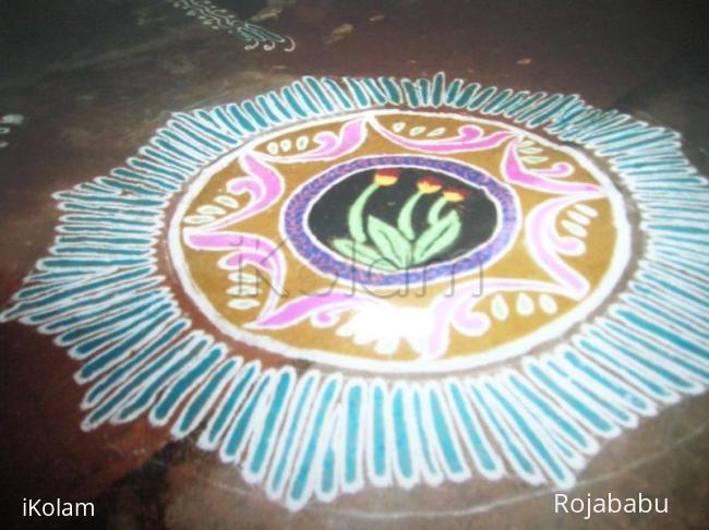 Rangoli: free hand rangoli