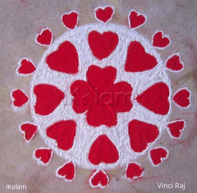 Rangoli: Little Hearts