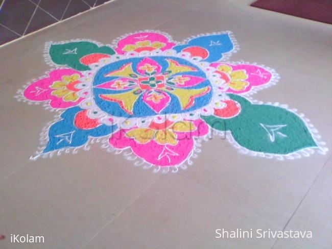 Rangoli: Rangoli done in Office