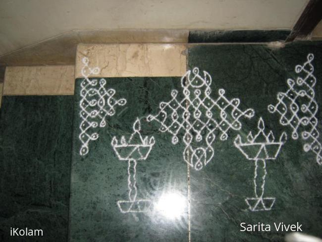 Rangoli: karthigai kolam