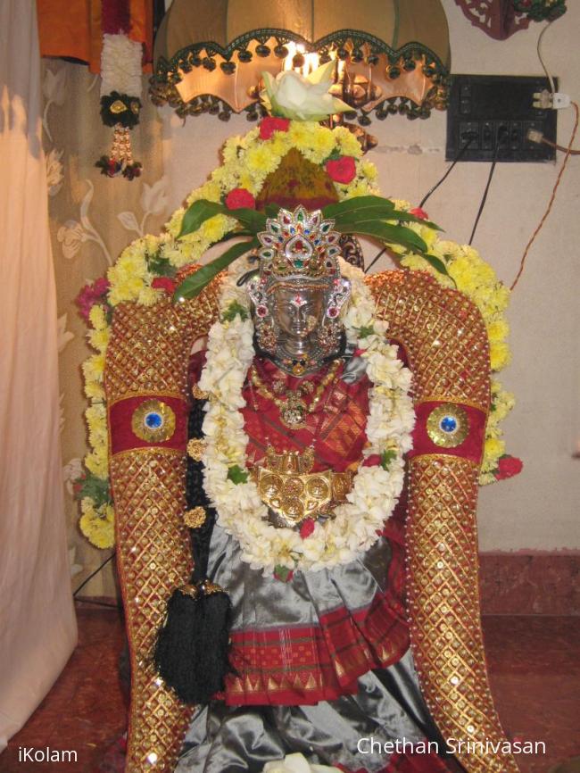 Rangoli: Kolu Arrangement and Kalasha Alankaram