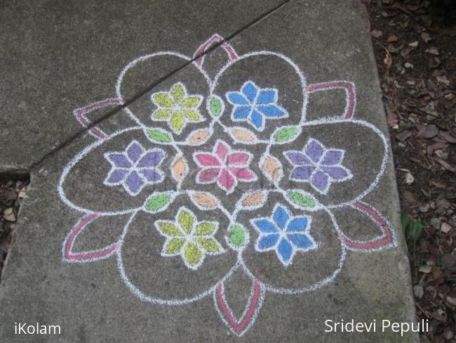 Rangoli: Dotted rangoli