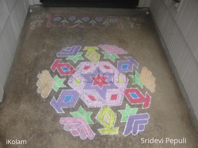 Rangoli: Dotted rangoli