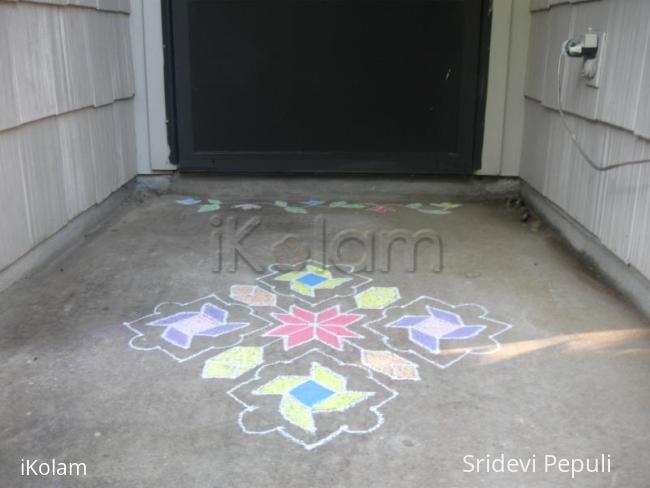 Rangoli: Dotted rangoli