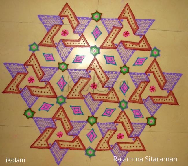 Rangoli: Star kolam