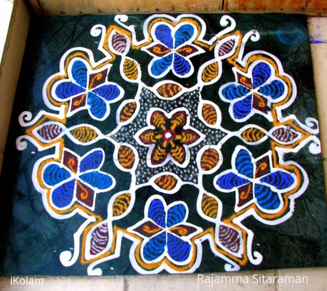 Rangoli: Modified old kolam