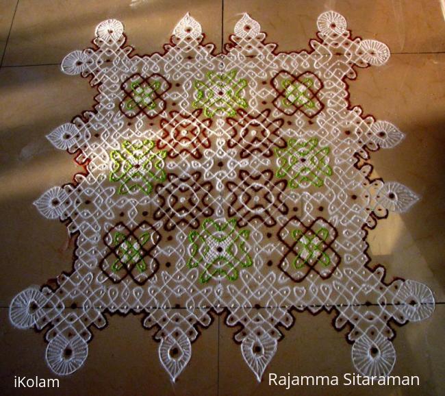 Rangoli: Margazhi dew drops kolam contest 2011