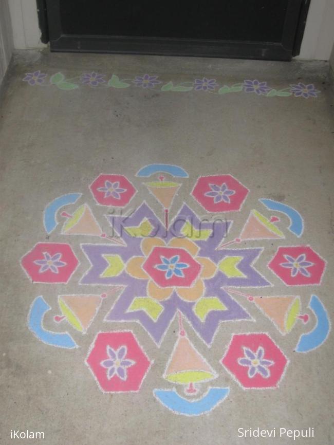 Rangoli: Dotted rangoli